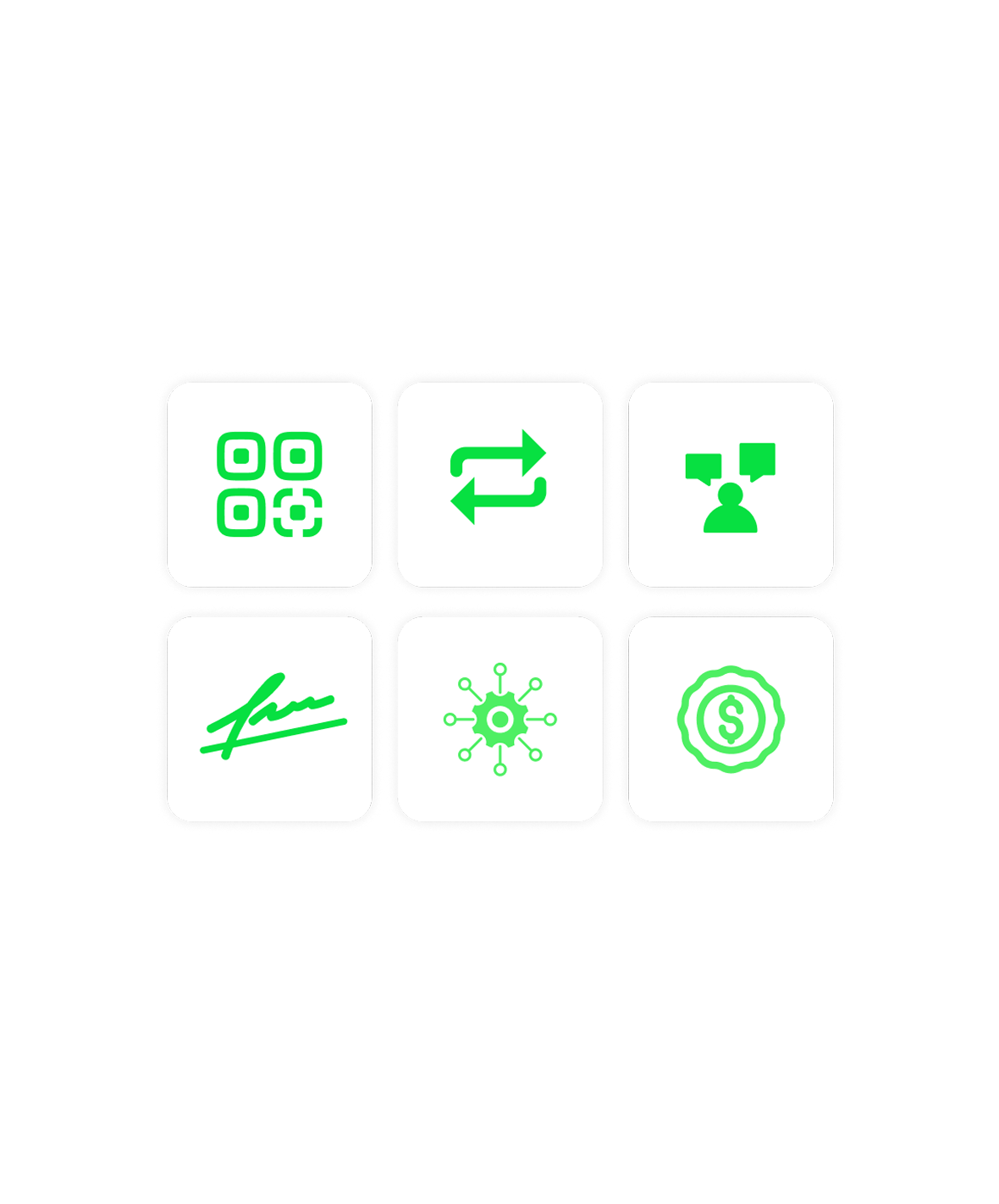 A render of three white cylindrical columns, against a warm creme background